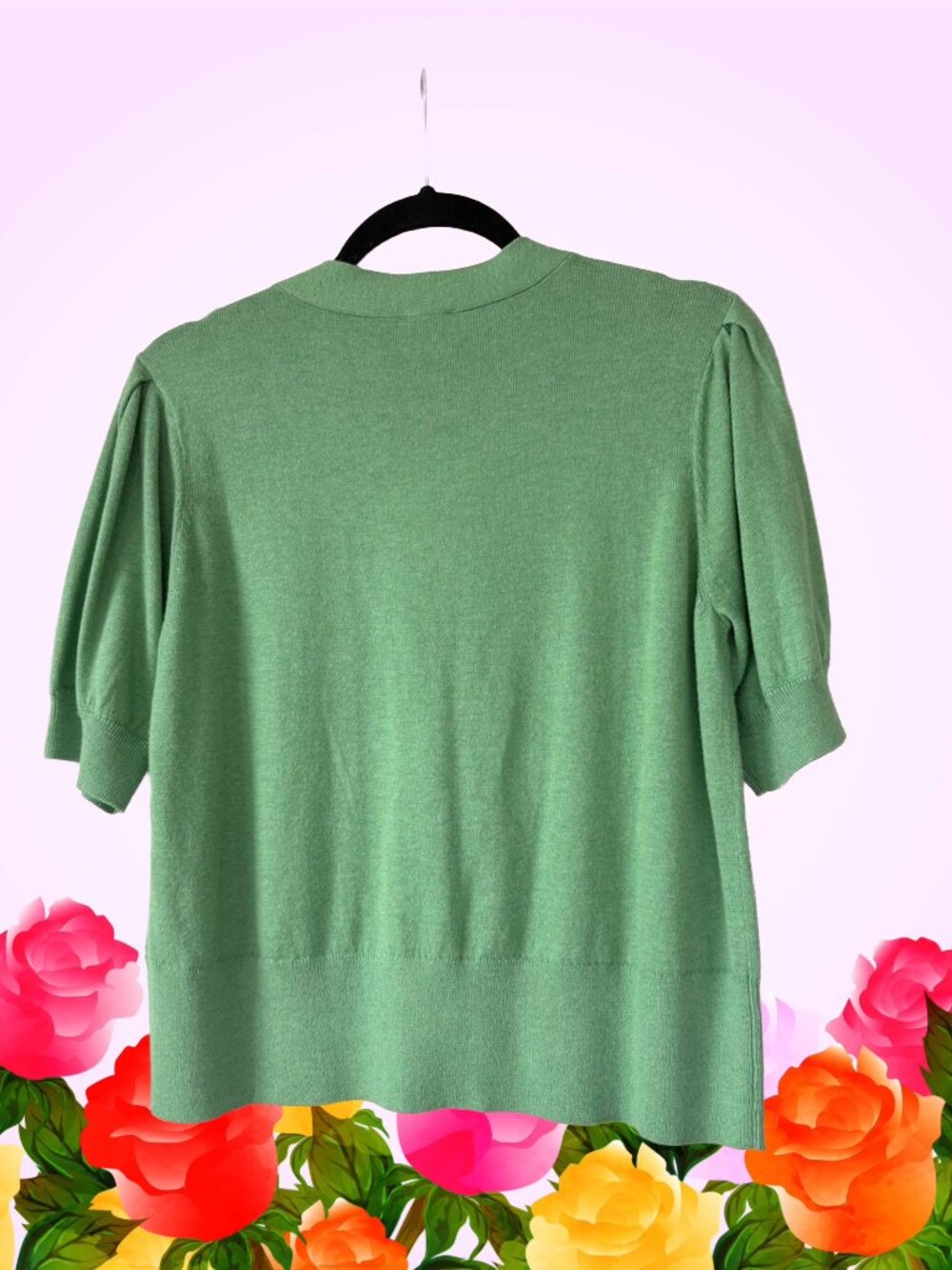 CAbi Caprice Cardigan - NWT - Style 6834 - Grass Green - Size M - Picture 2 of 4